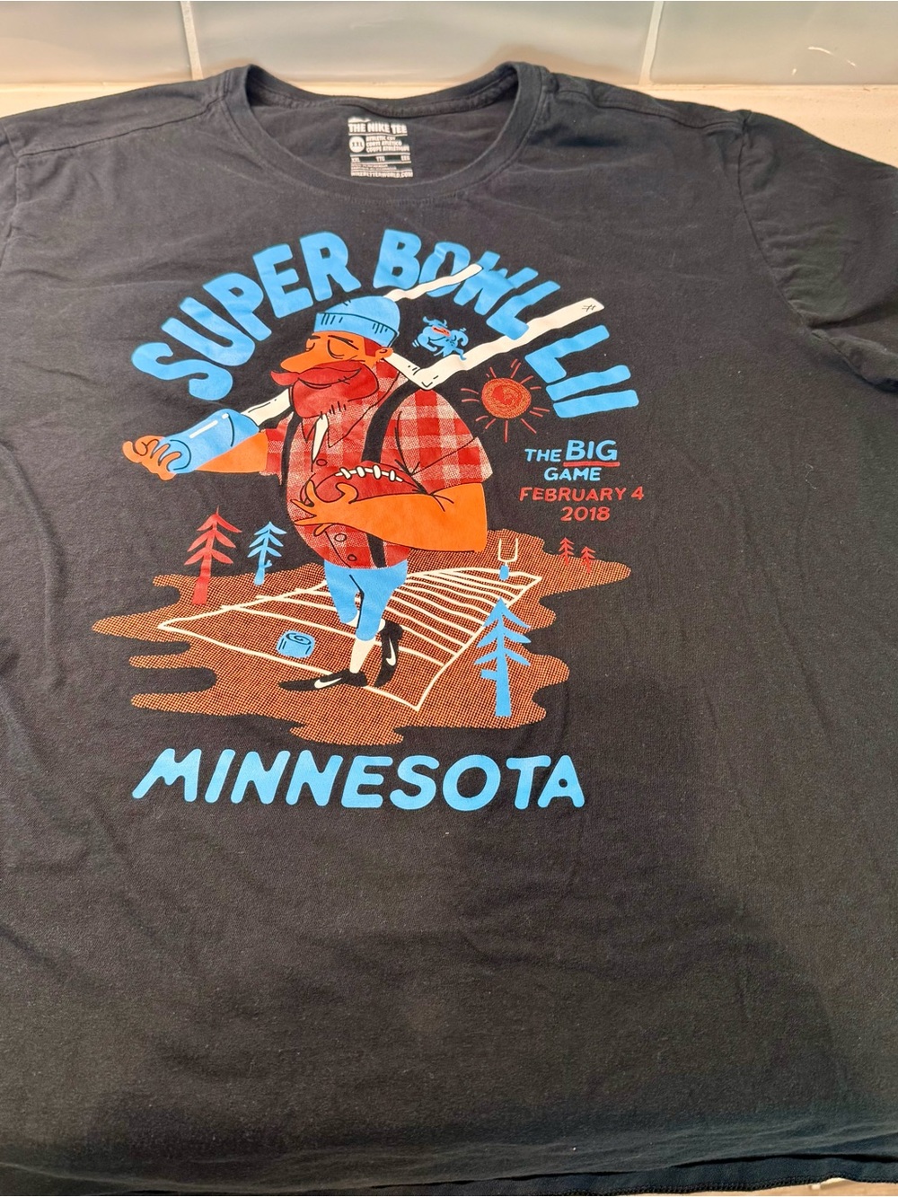 Super Bowl LII Minnesota Lumberjack Nike T Shirt